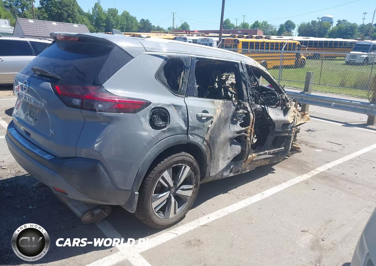 2021 Nissan Rogue Sl Fwd VIN:5N1AT3CA9MC718308 - 4
