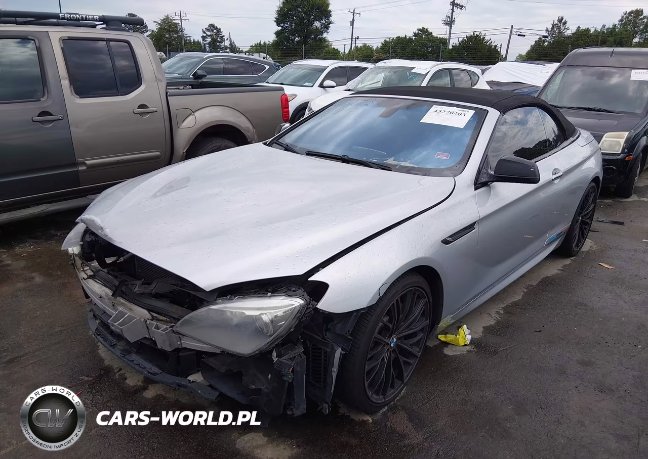 2013 BMW 640I VIN:WBALW7C57DDX58439 - 2