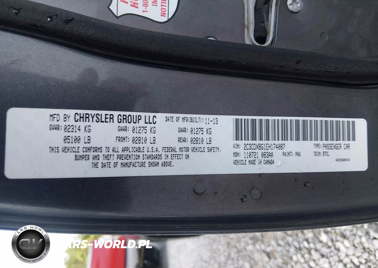 2014 Dodge Charger Se VIN:2C3CDXBG1EH174087 - 9