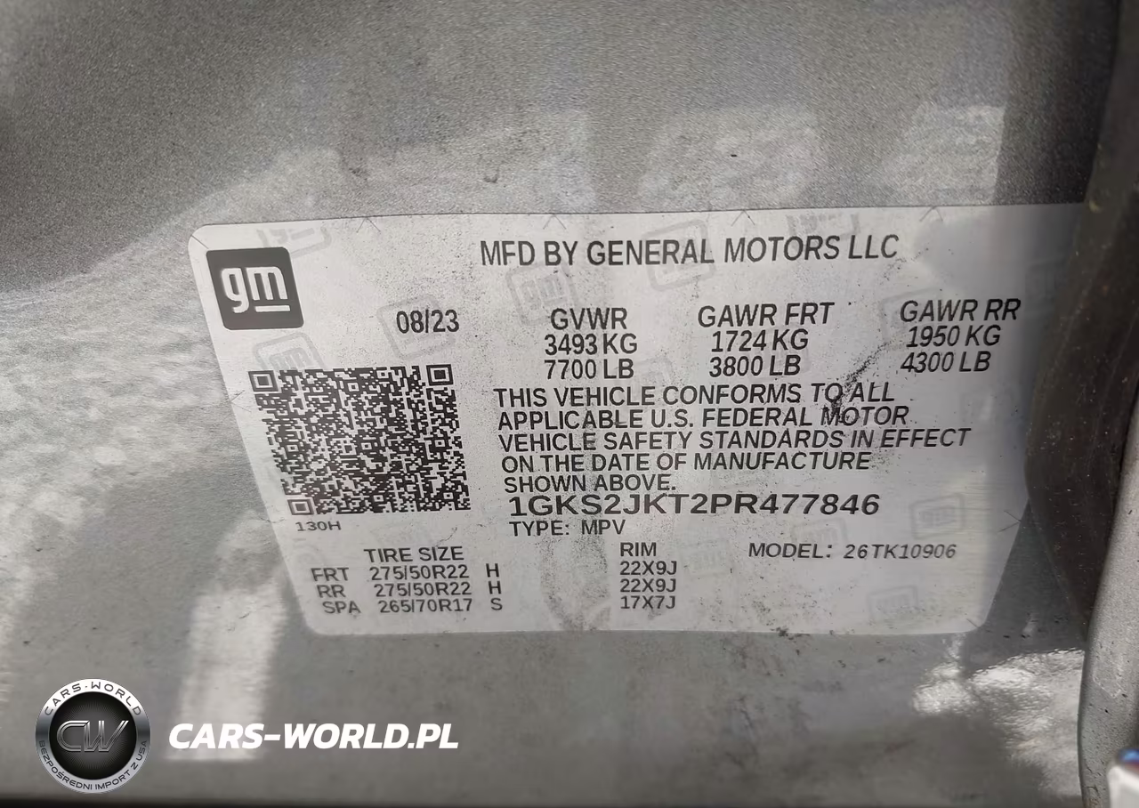 2023 GMC Yukon Xl 4Wd Denali VIN:1GKS2JKT2PR477846 - 9