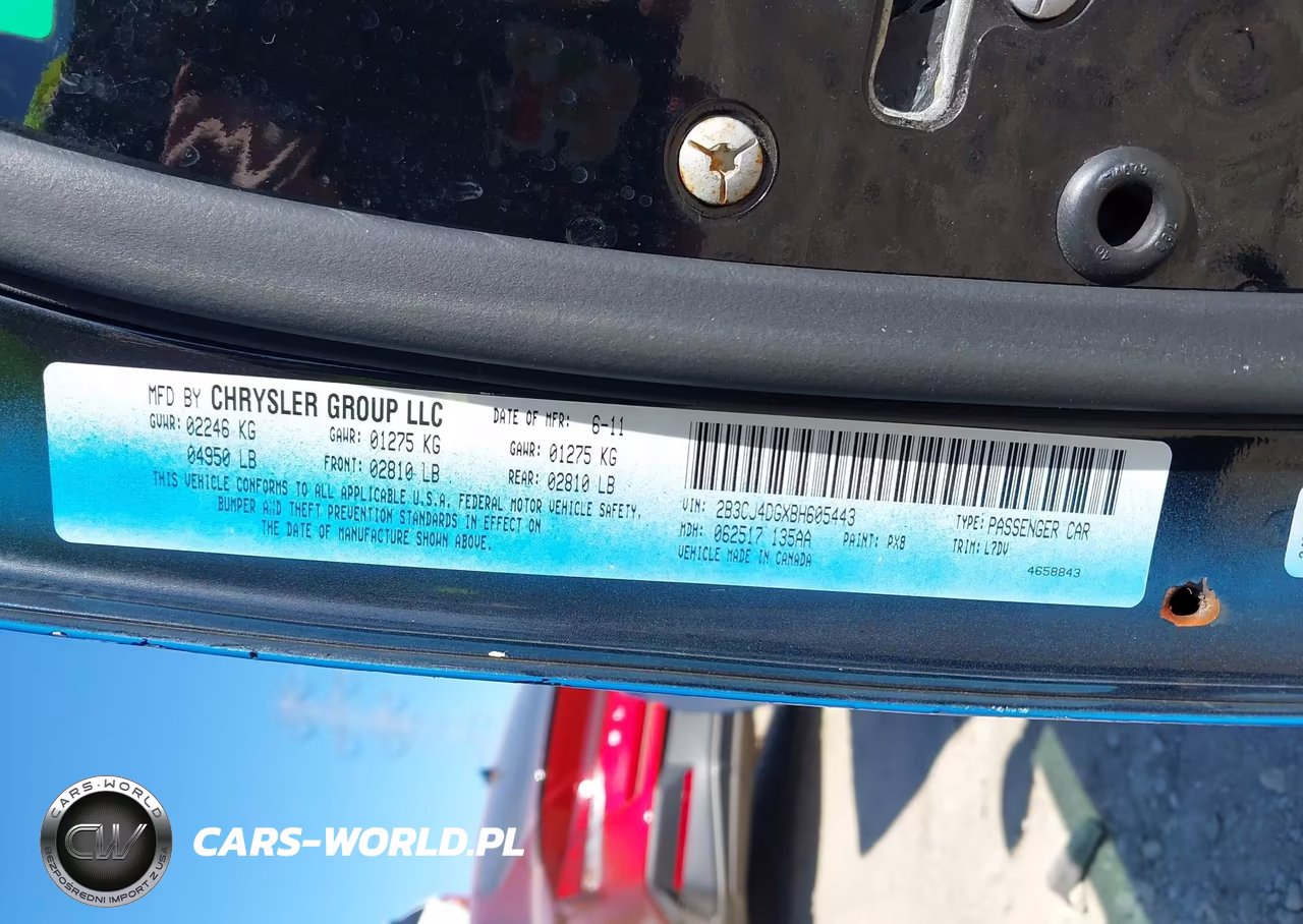 2011 Dodge Challenger VIN:2B3CJ4DGXBH605443 - 9