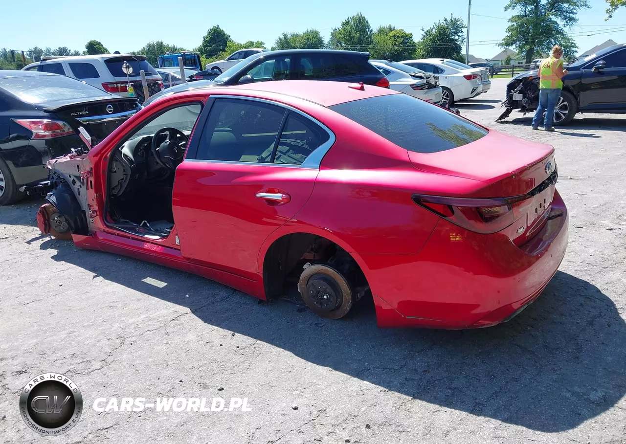 2018 Infiniti Q50 3.0T Red Sport 400 VIN:JN1FV7ARXJM481681 - 3