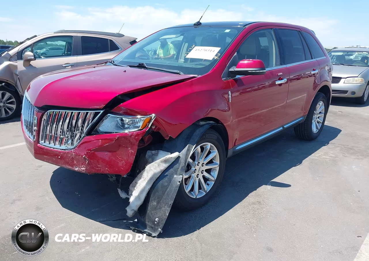 2013 Lincoln Mkx VIN:2LMDJ6JK2DBL44211 - 2