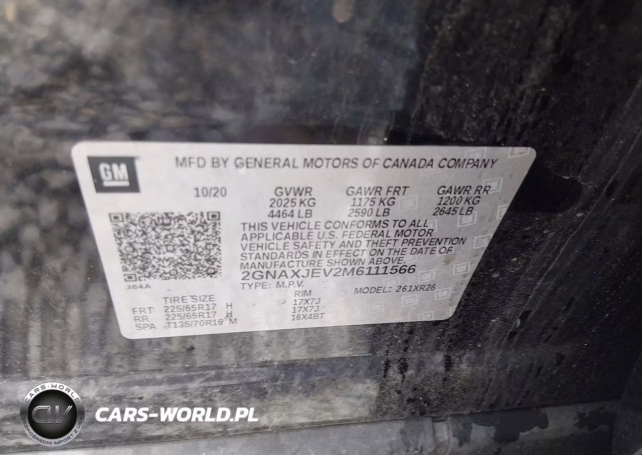 2021 Chevrolet Equinox Fwd 2Fl VIN:2GNAXJEV2M6111566 - 9