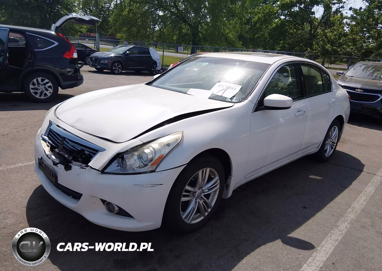 2011 Infiniti G25X VIN:JN1DV6AR7BM653846 - 2