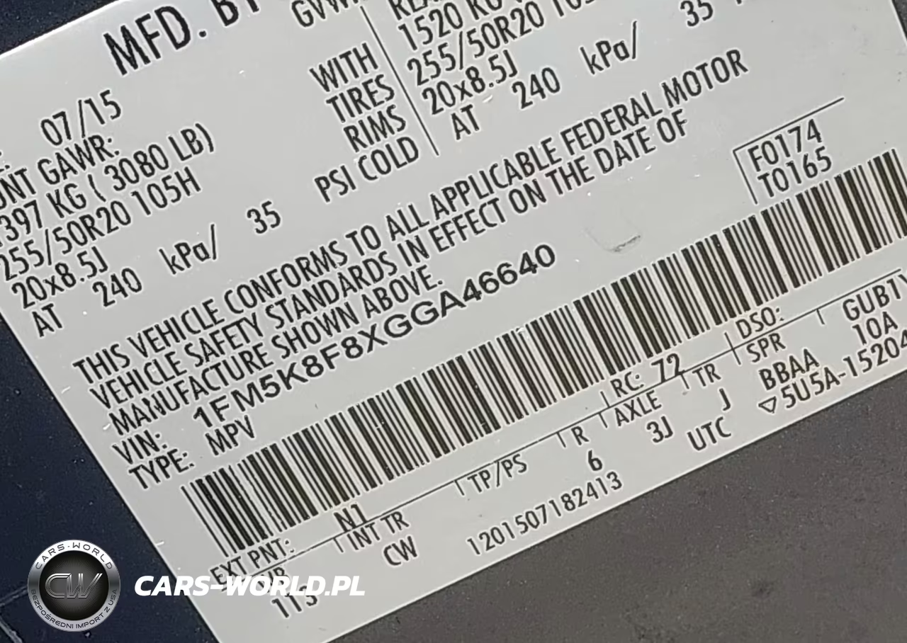 2016 Ford Explorer Limited VIN:1FM5K8F8XGGA46640 - 9