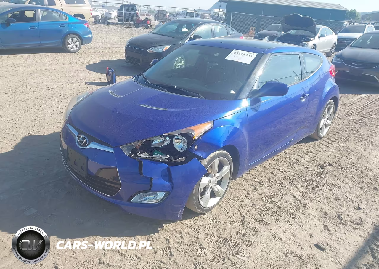 2014 Hyundai Veloster Base W-Black VIN:KMHTC6AD2EU217196 - 2