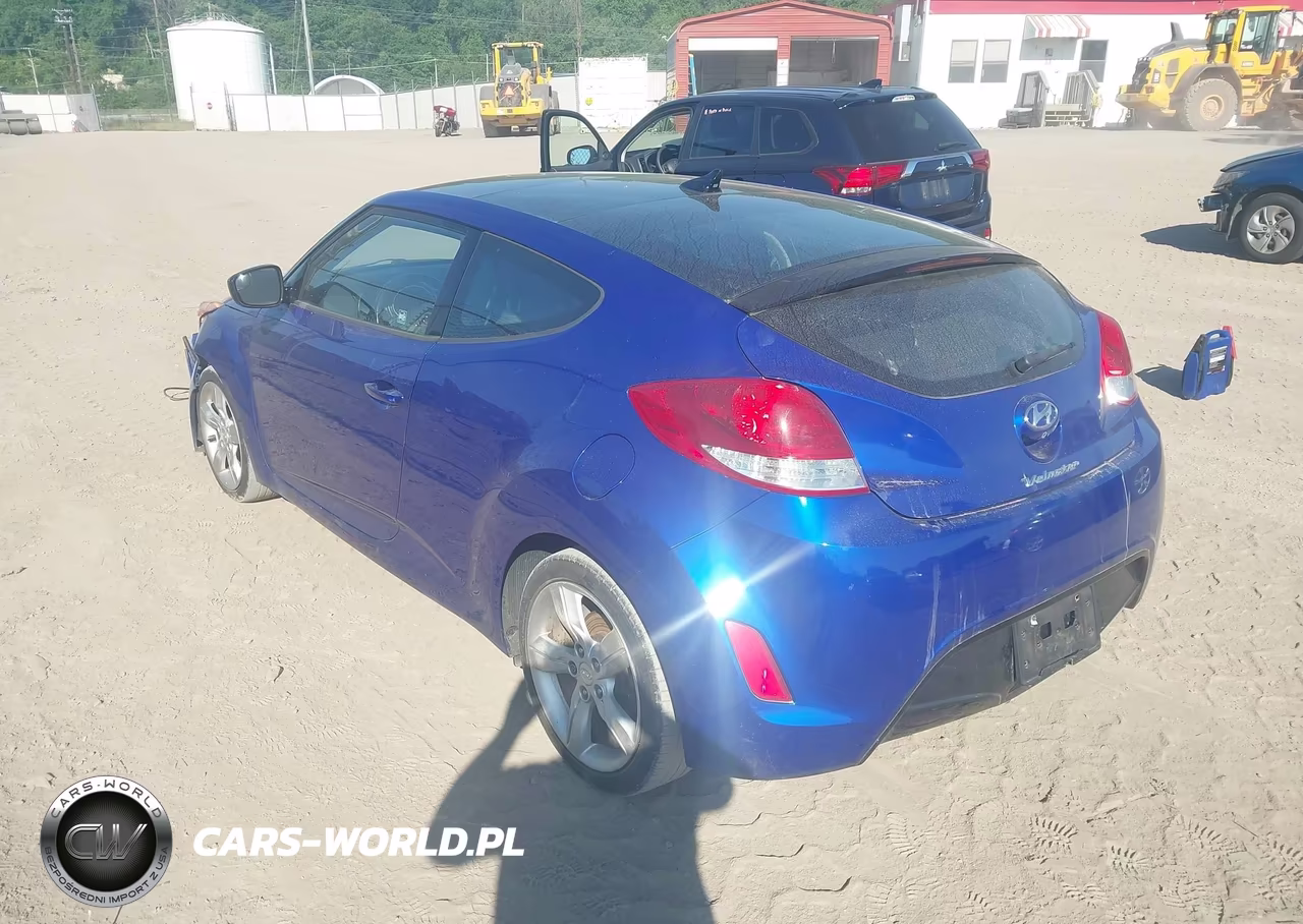 2014 Hyundai Veloster Base W-Black VIN:KMHTC6AD2EU217196 - 3