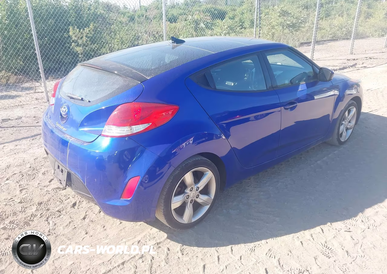2014 Hyundai Veloster Base W-Black VIN:KMHTC6AD2EU217196 - 4
