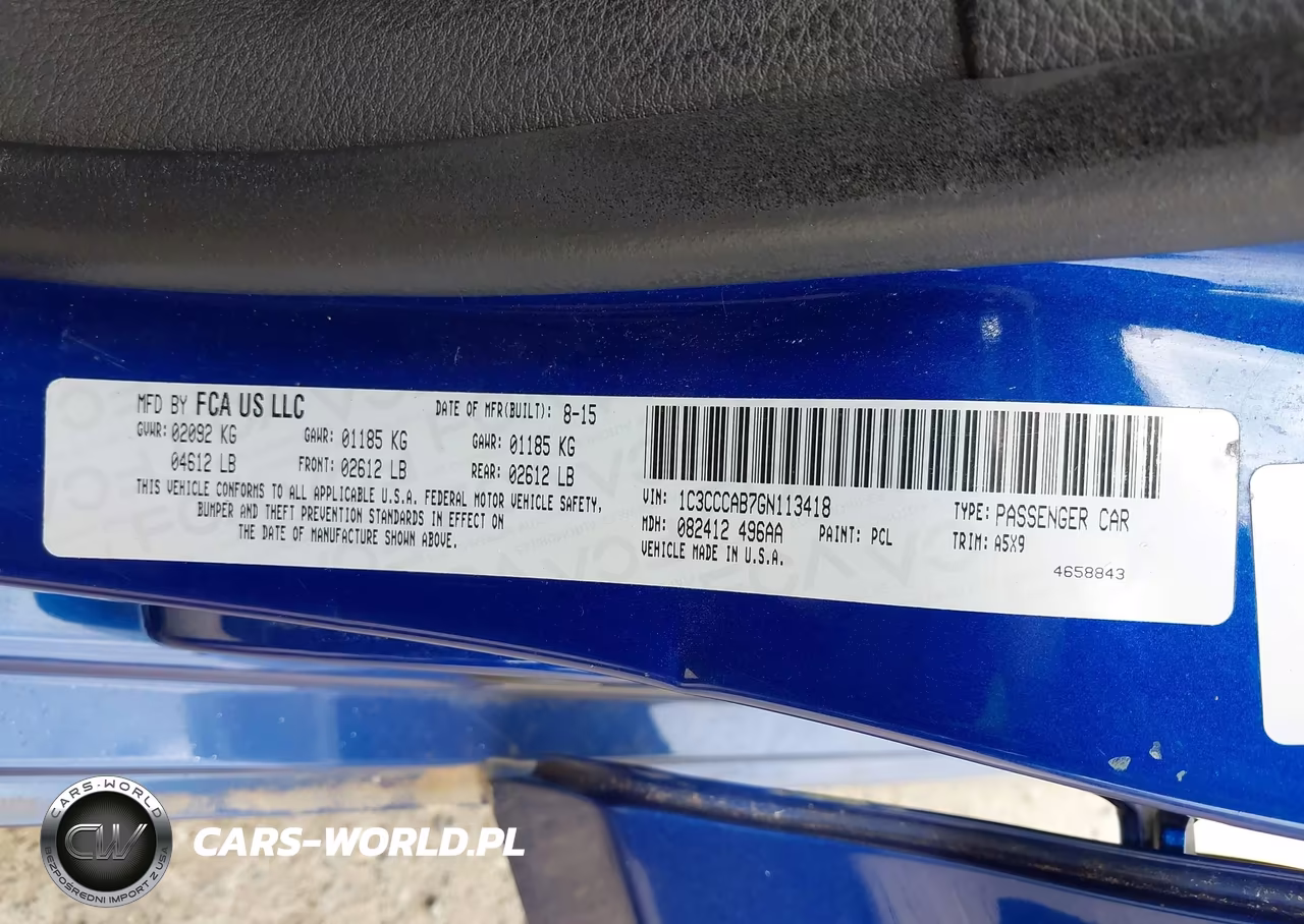 2016 Chrysler 200 Limited VIN:1C3CCCAB7GN113418 - 9