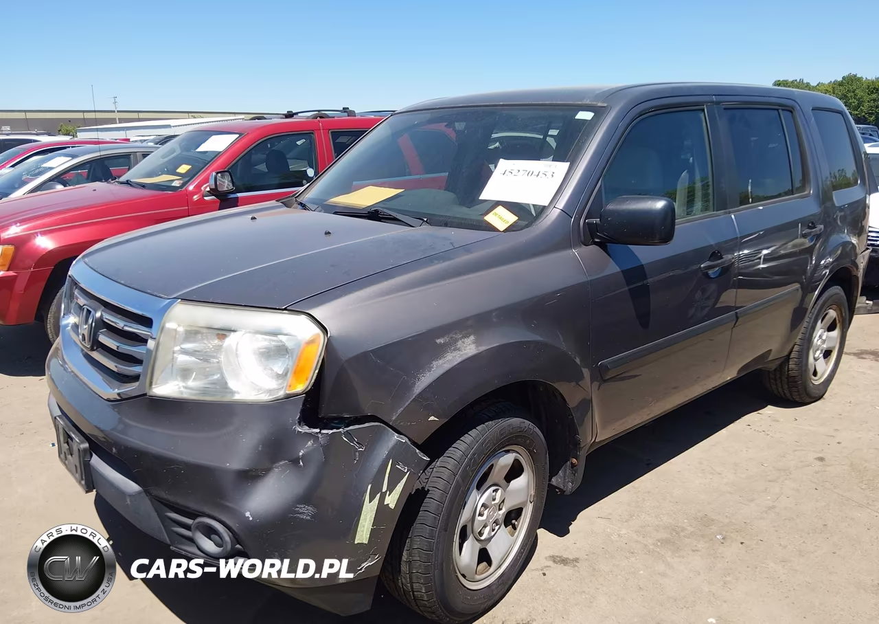 2014 Honda Pilot Lx VIN:5FNYF4H24EB025216 - 2