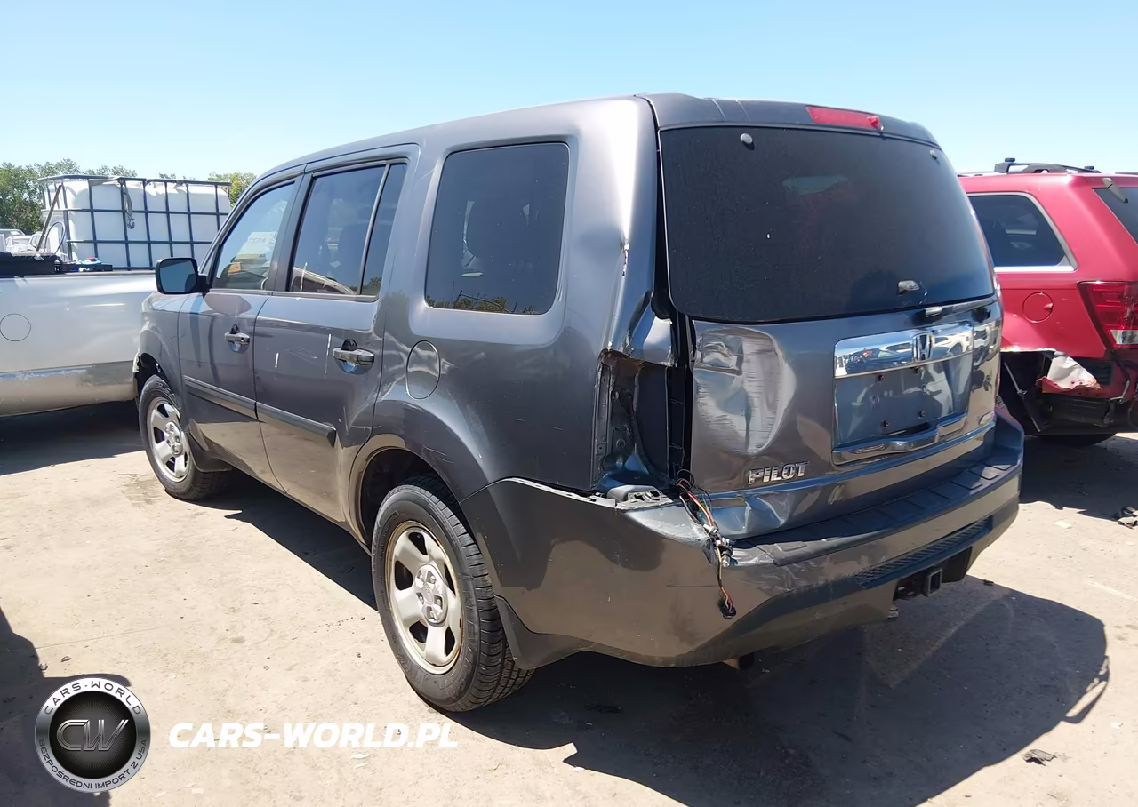 2014 Honda Pilot Lx VIN:5FNYF4H24EB025216 - 3