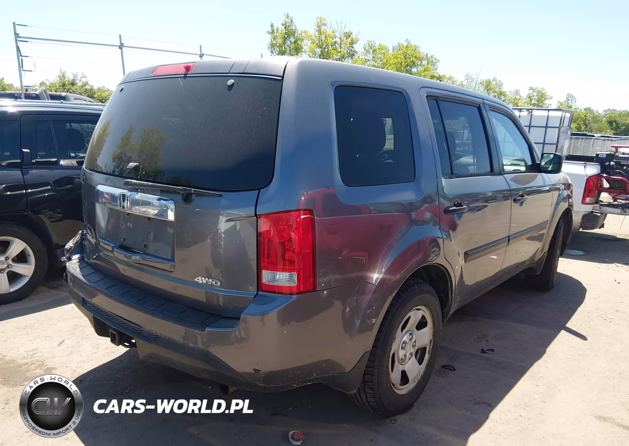 2014 Honda Pilot Lx VIN:5FNYF4H24EB025216 - 4