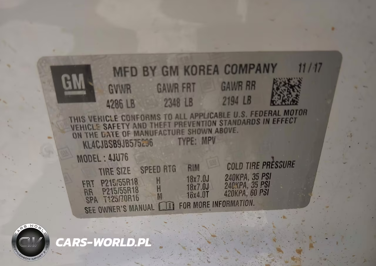 2018 Buick Encore Preferred Ii VIN:KL4CJBSB9JB575296 - 9