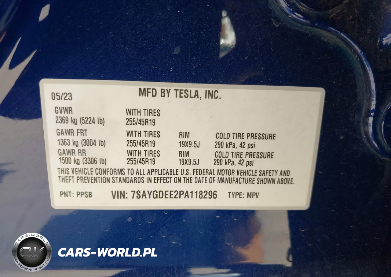 2023 Tesla Model Y Awd-Long Range Dual Motor All-Wheel Drive VIN:7SAYGDEE2PA118296 - 9