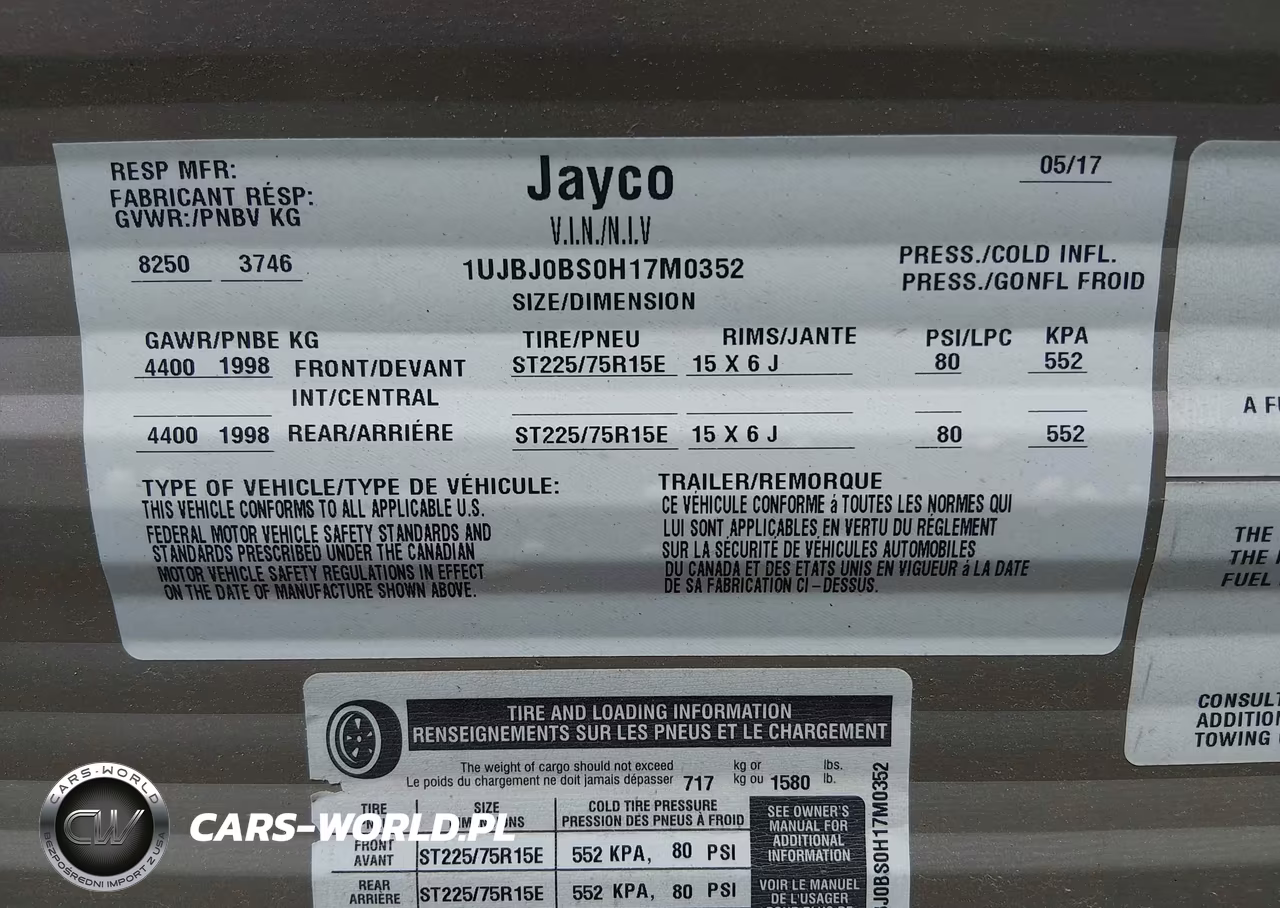 2017 Jayco Jayfl184Bh VIN:1UJBJ0BS0H17M0352 - 9