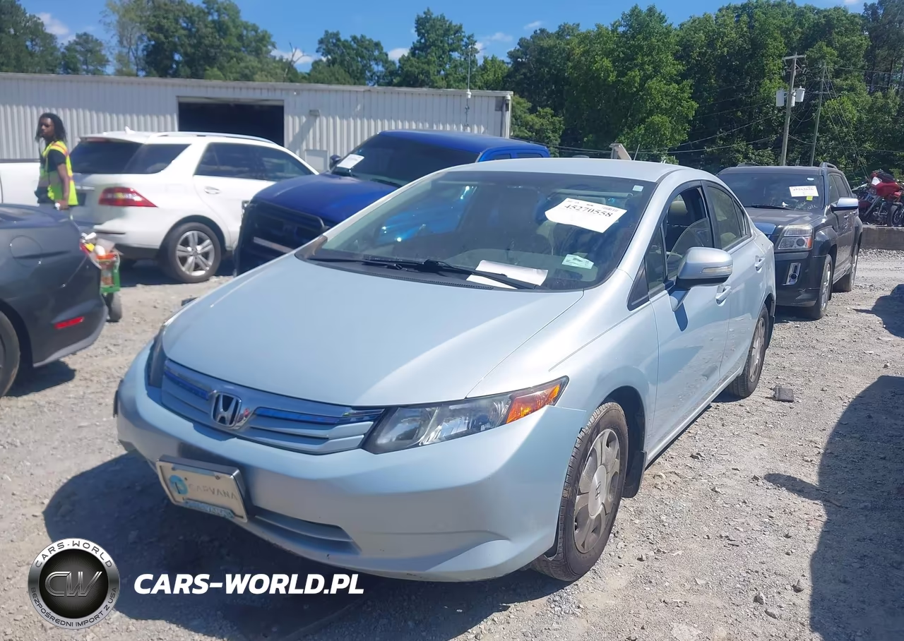 2012 Honda Civic Hybrid VIN:JHMFB4F29CS000400 - 2