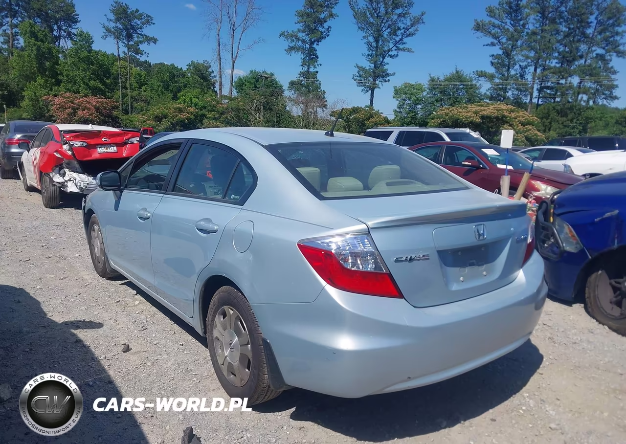 2012 Honda Civic Hybrid VIN:JHMFB4F29CS000400 - 3