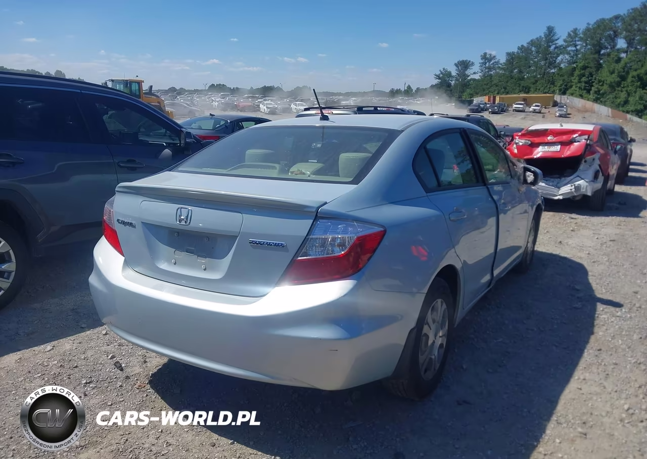 2012 Honda Civic Hybrid VIN:JHMFB4F29CS000400 - 4