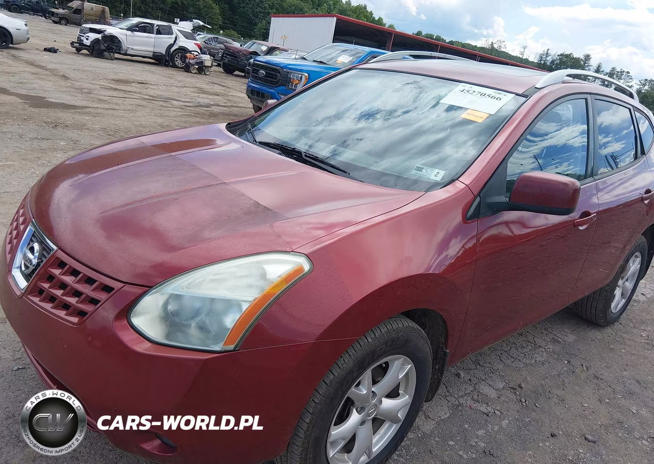 2008 Nissan Rogue Sl VIN:JN8AS58V68W100404 - 2
