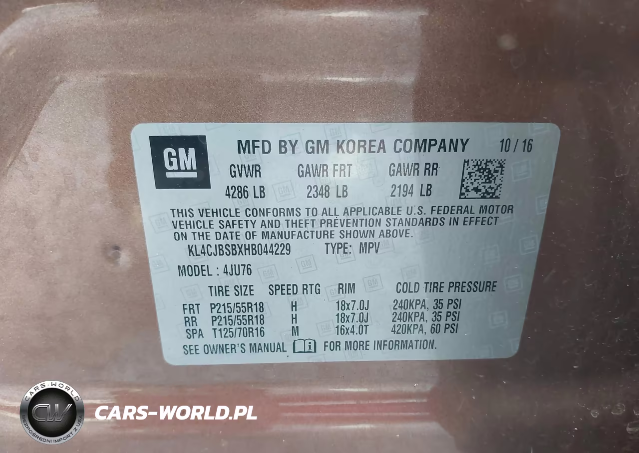 2017 Buick Encore Preferred Ii VIN:KL4CJBSBXHB044229 - 9