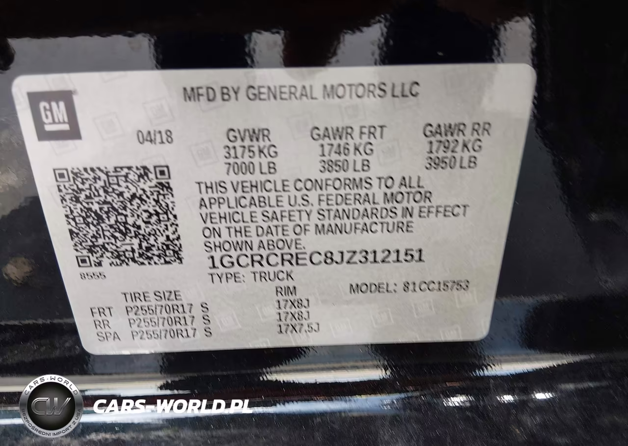 2018 Chevrolet Silverado 1500 1Lt VIN:1GCRCREC8JZ312151 - 9