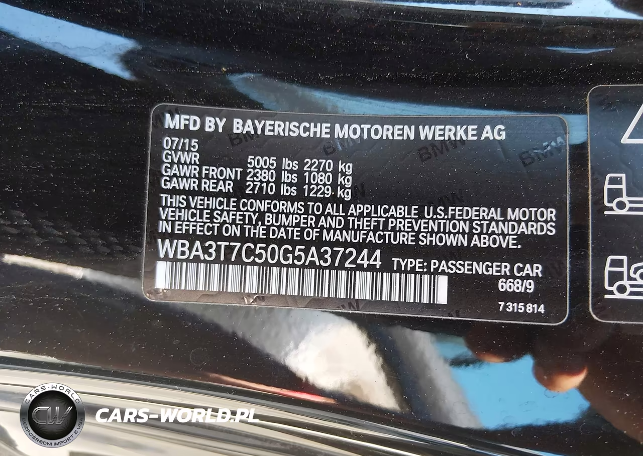 2016 BMW 435I xDrive VIN:WBA3T7C50G5A37244 - 9