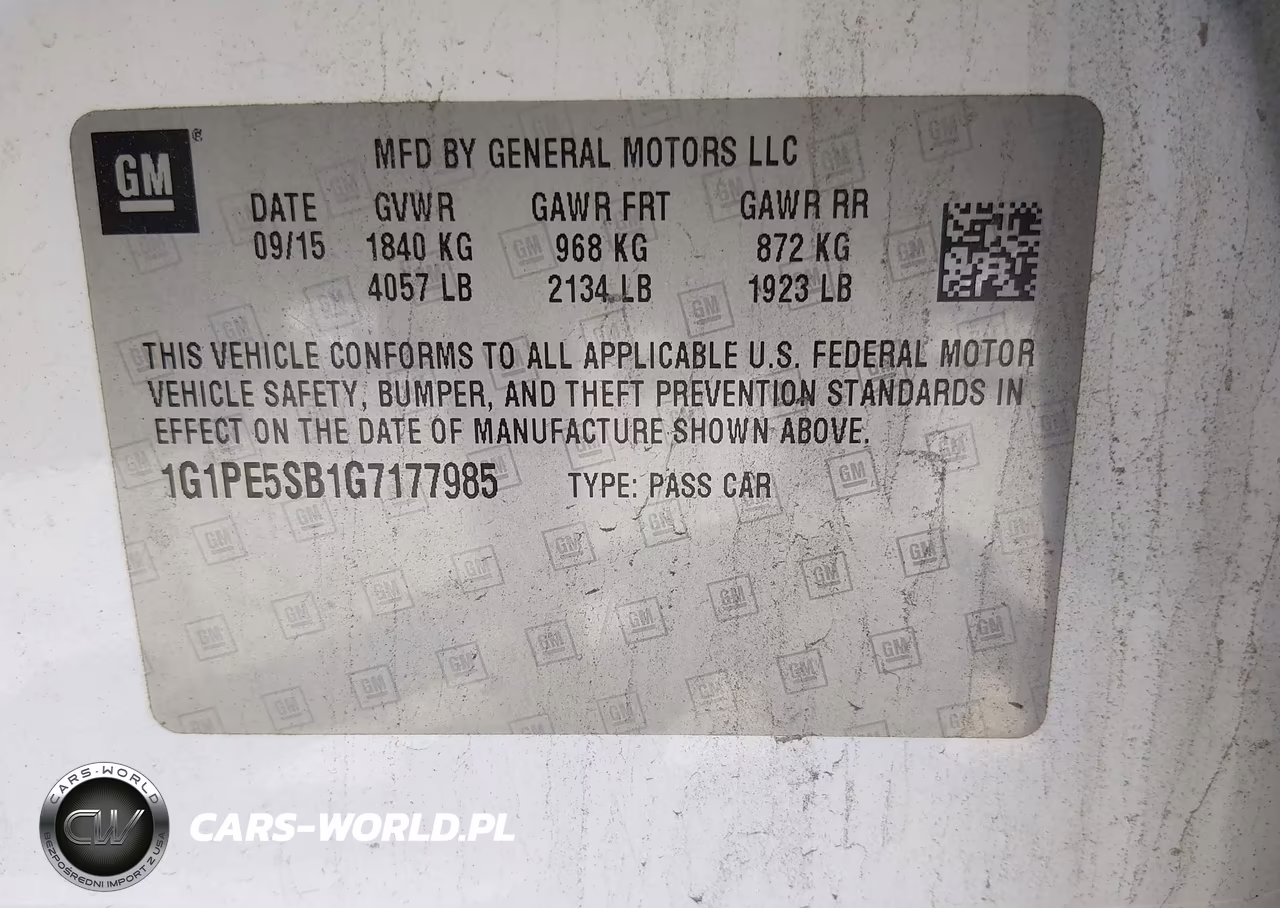 2016 Chevrolet Cruze Limited 1Lt Auto VIN:1G1PE5SB1G7177985 - 9