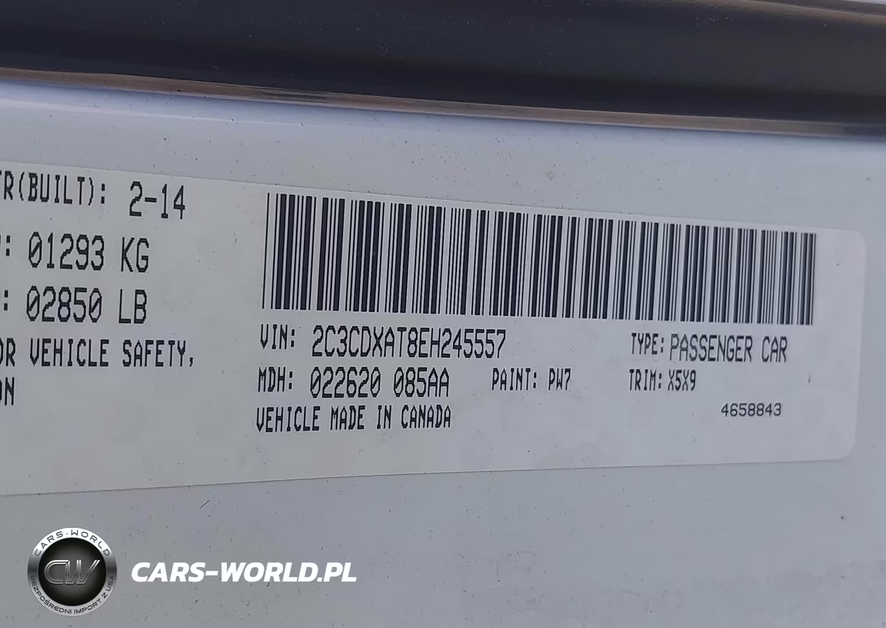 2014 Dodge Charger Police VIN:2C3CDXAT8EH245557 - 9