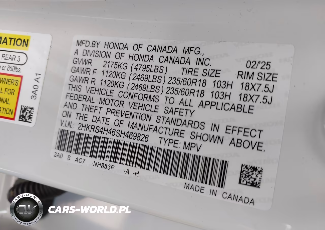 2025 Honda Cr-V Ex Awd VIN:2HKRS4H46SH469826 - 9