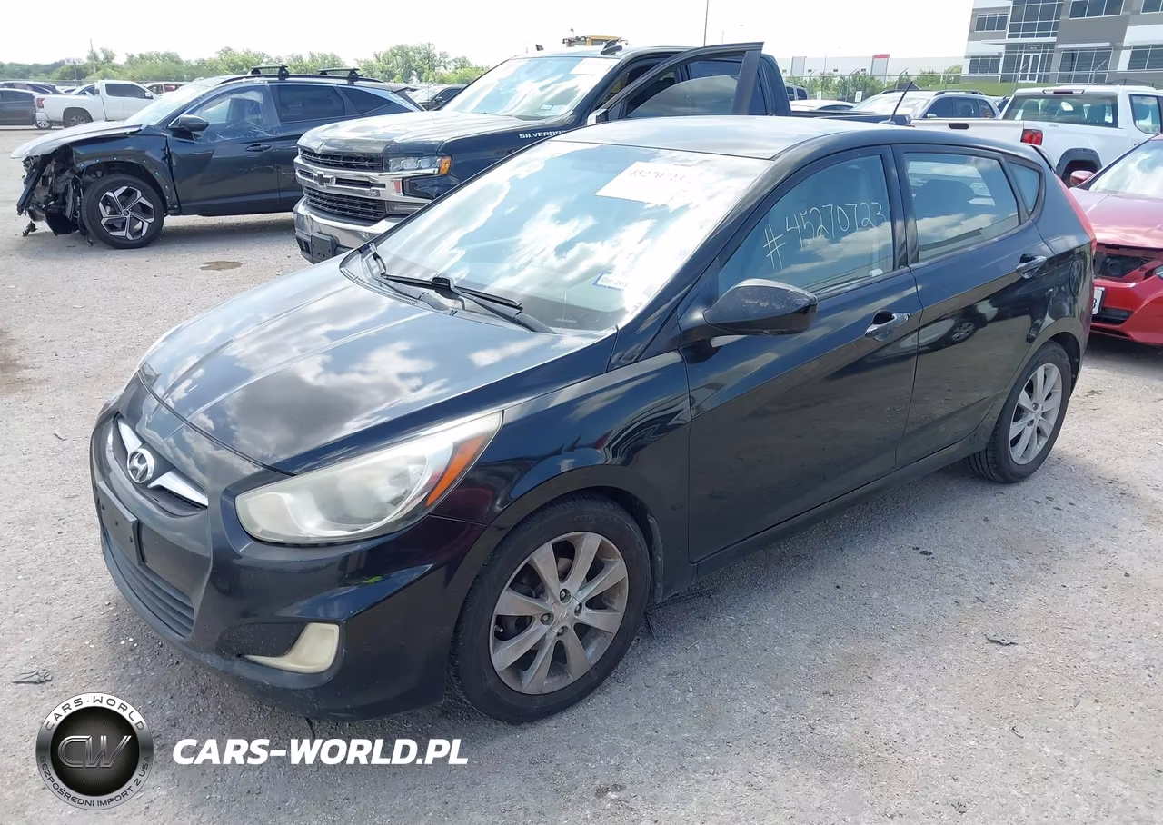 2012 Hyundai Accent Se VIN:KMHCU5AE4CU022584 - 2