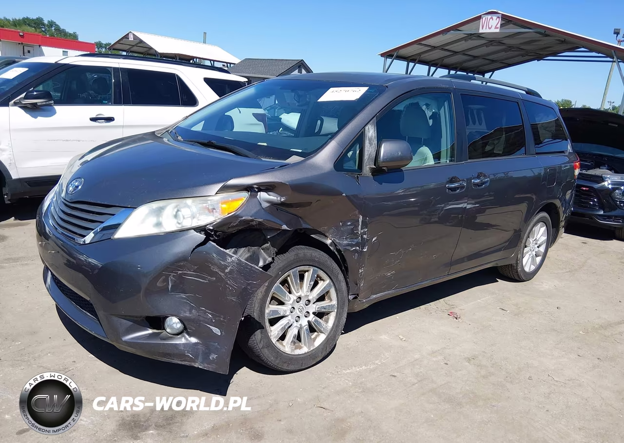 2012 Toyota Sienna Xle 7 Passenger VIN:5TDDK3DC8CS036571 - 2