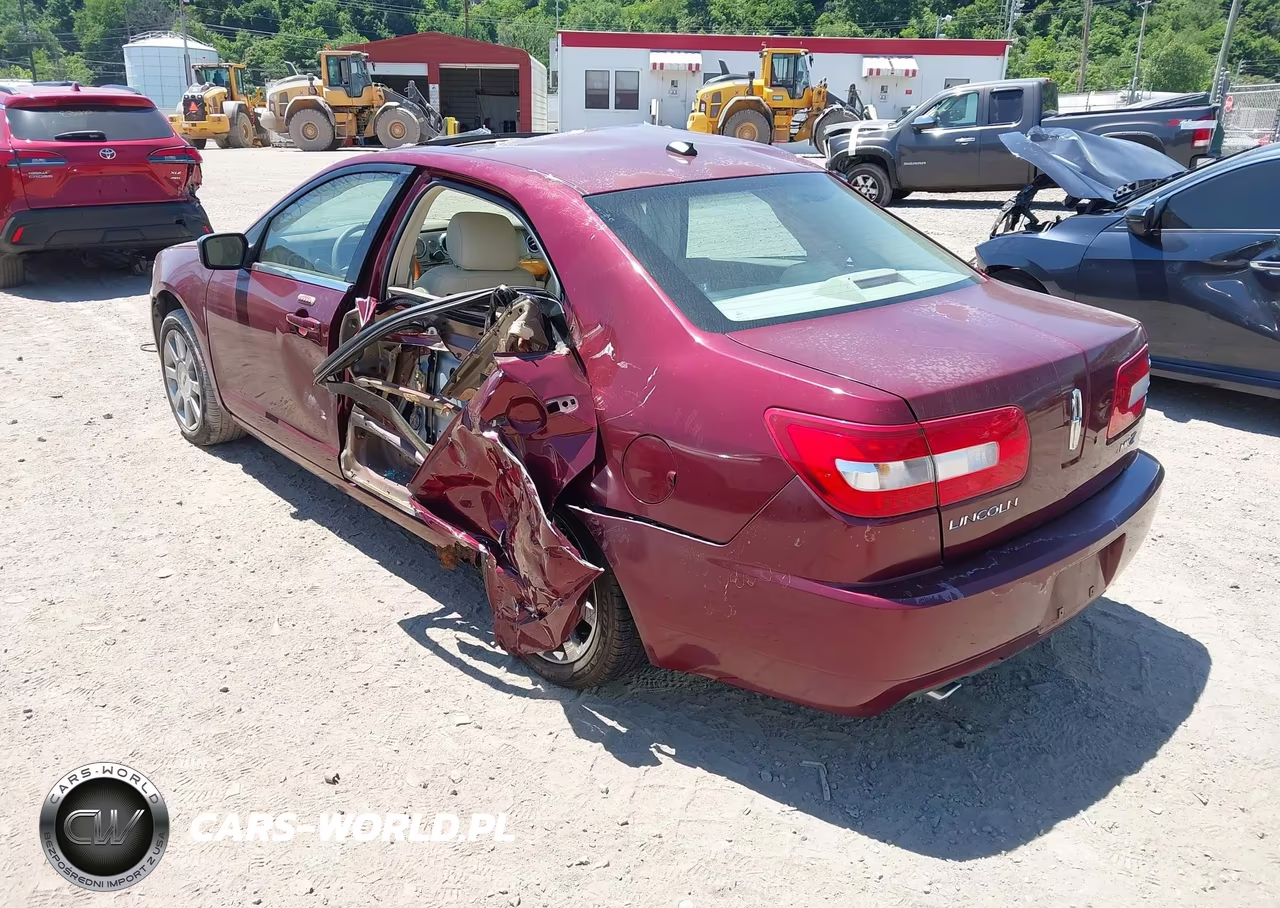 2007 Lincoln Mkz VIN:3LNHM26T37R610601 - 3
