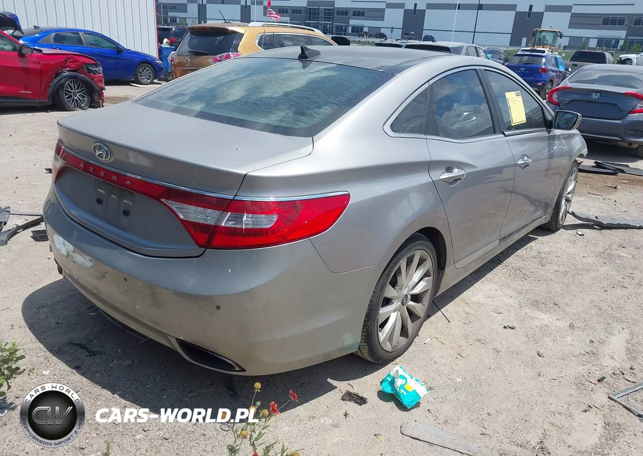 2013 Hyundai Azera VIN:KMHFH4JG5DA313840 - 4