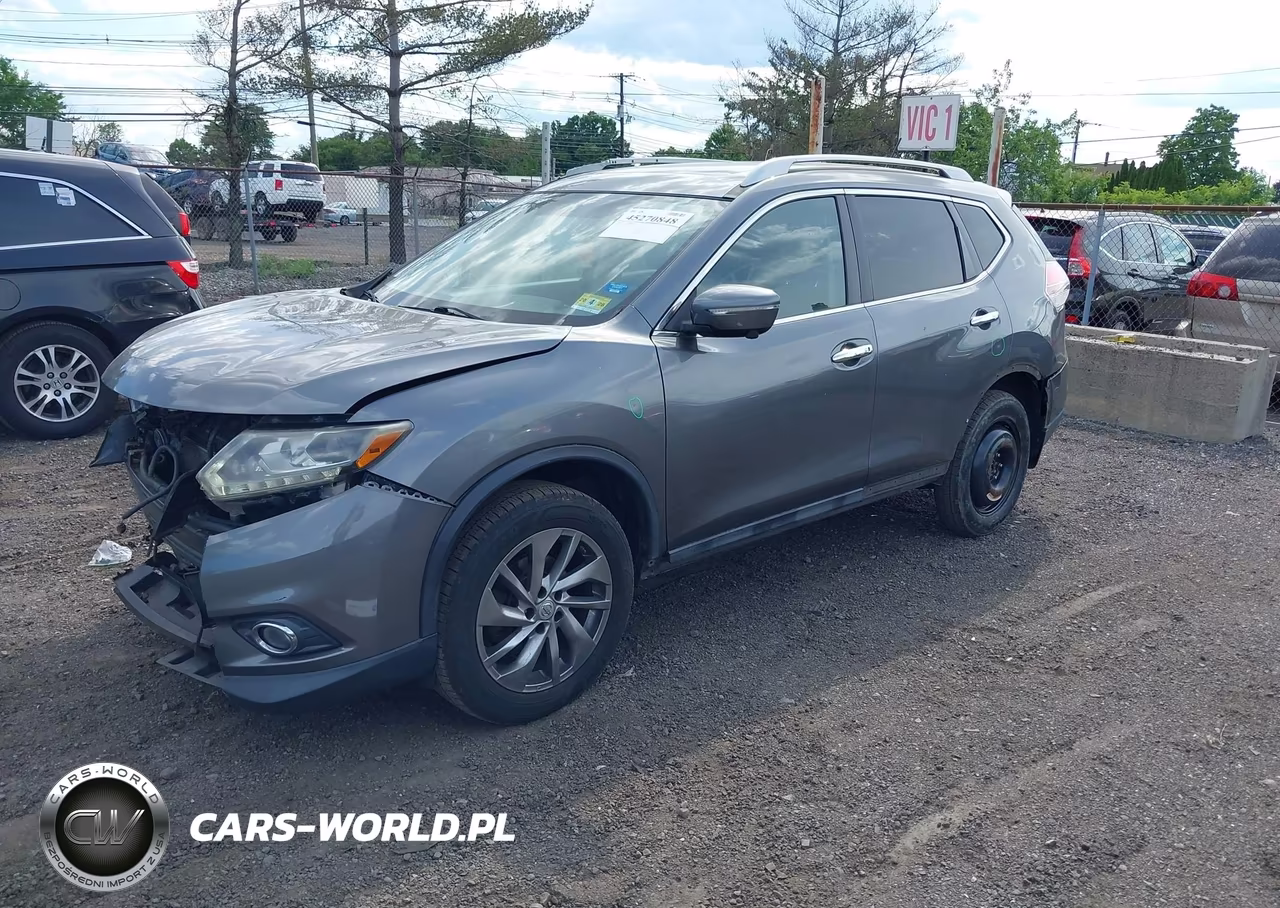2015 Nissan Rogue Sl VIN:5N1AT2MV0FC826976 - 2