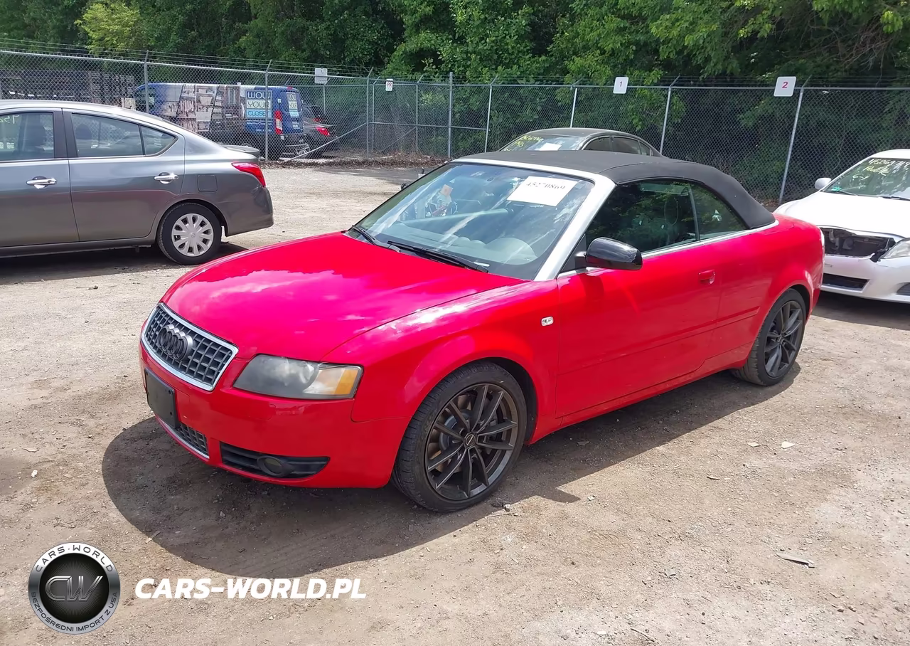 2005 Audi S4 VIN:WUARL48H75K902188 - 2