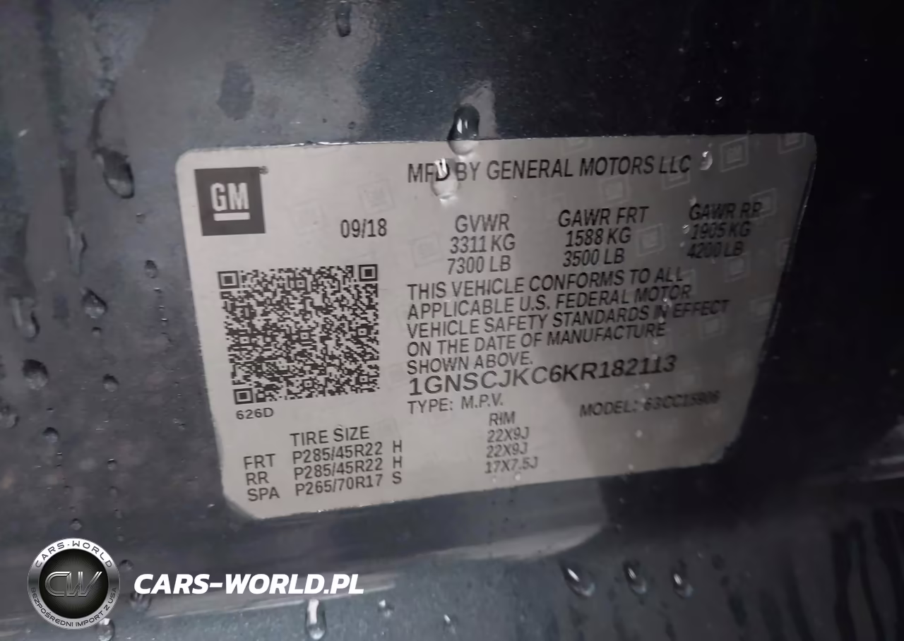 2019 Chevrolet Suburban Premier VIN:1GNSCJKC6KR182113 - 9