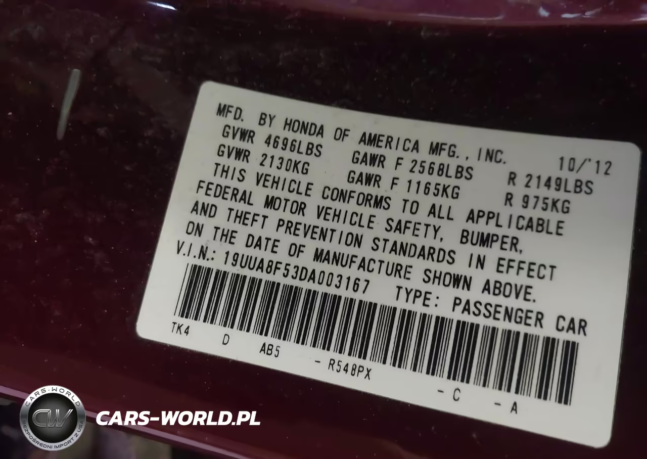2013 Acura Tl 3.5 VIN:19UUA8F53DA003167 - 9