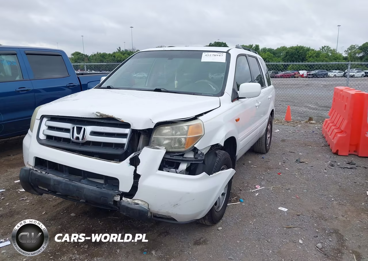 2006 Honda Pilot Ex-L VIN:5FNYF28596B052217 - 2