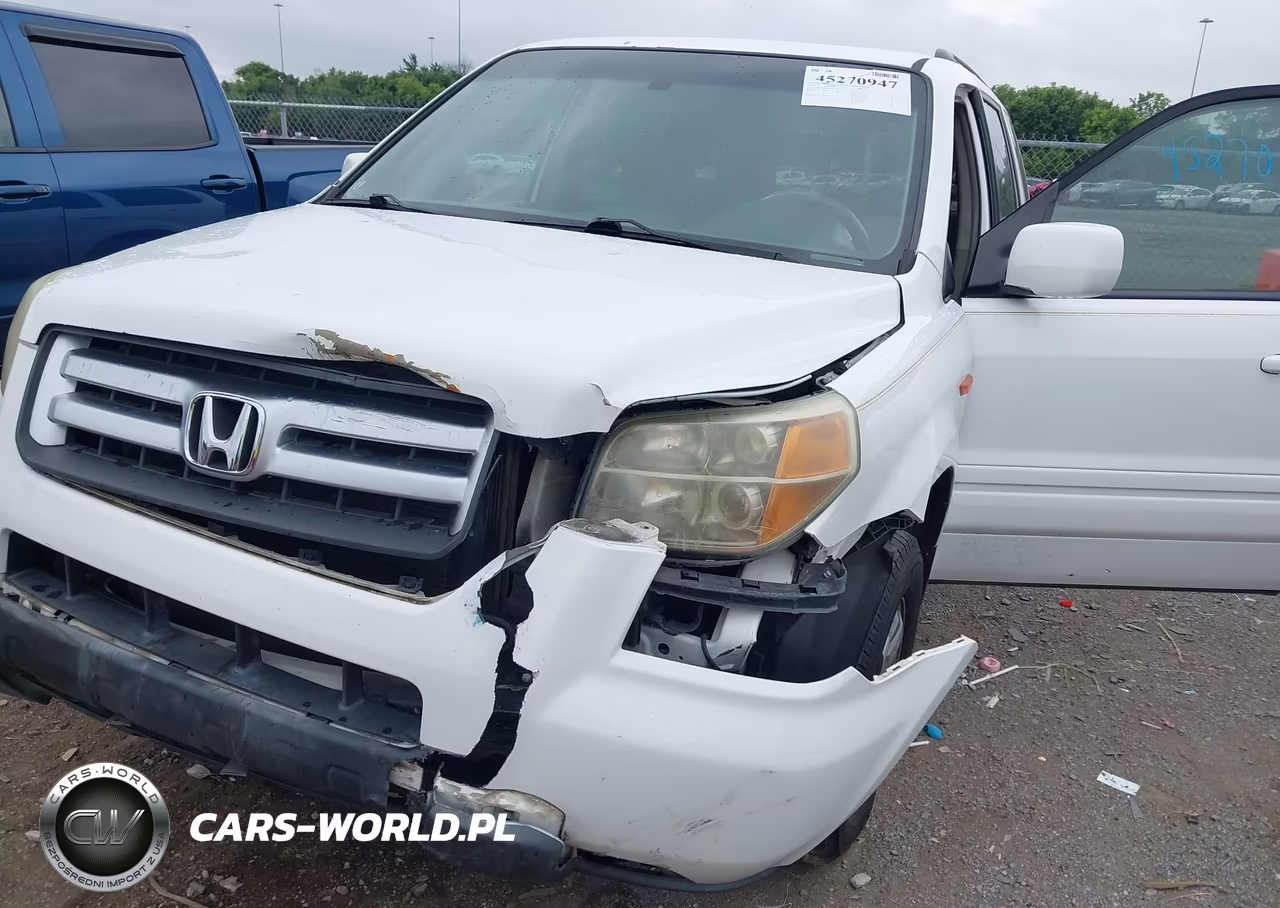 2006 Honda Pilot Ex-L VIN:5FNYF28596B052217 - 6