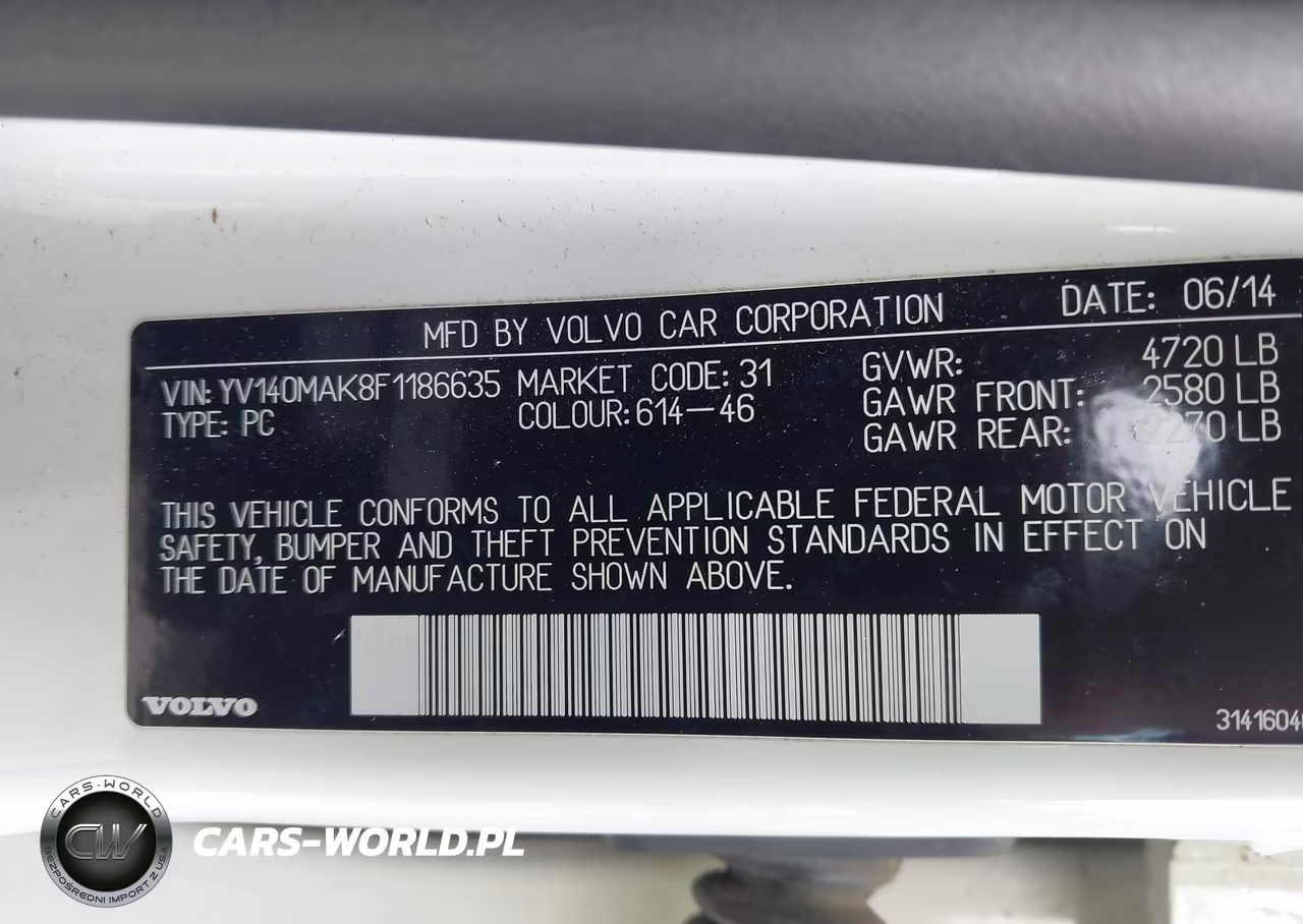 2015 Volvo S80 T5 VIN:YV140MAK8F1186635 - 9