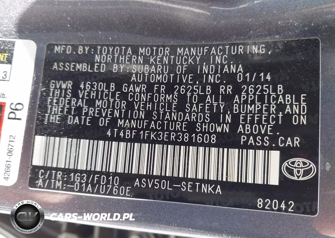 2014 Toyota Camry Le VIN:4T4BF1FK3ER381608 - 9