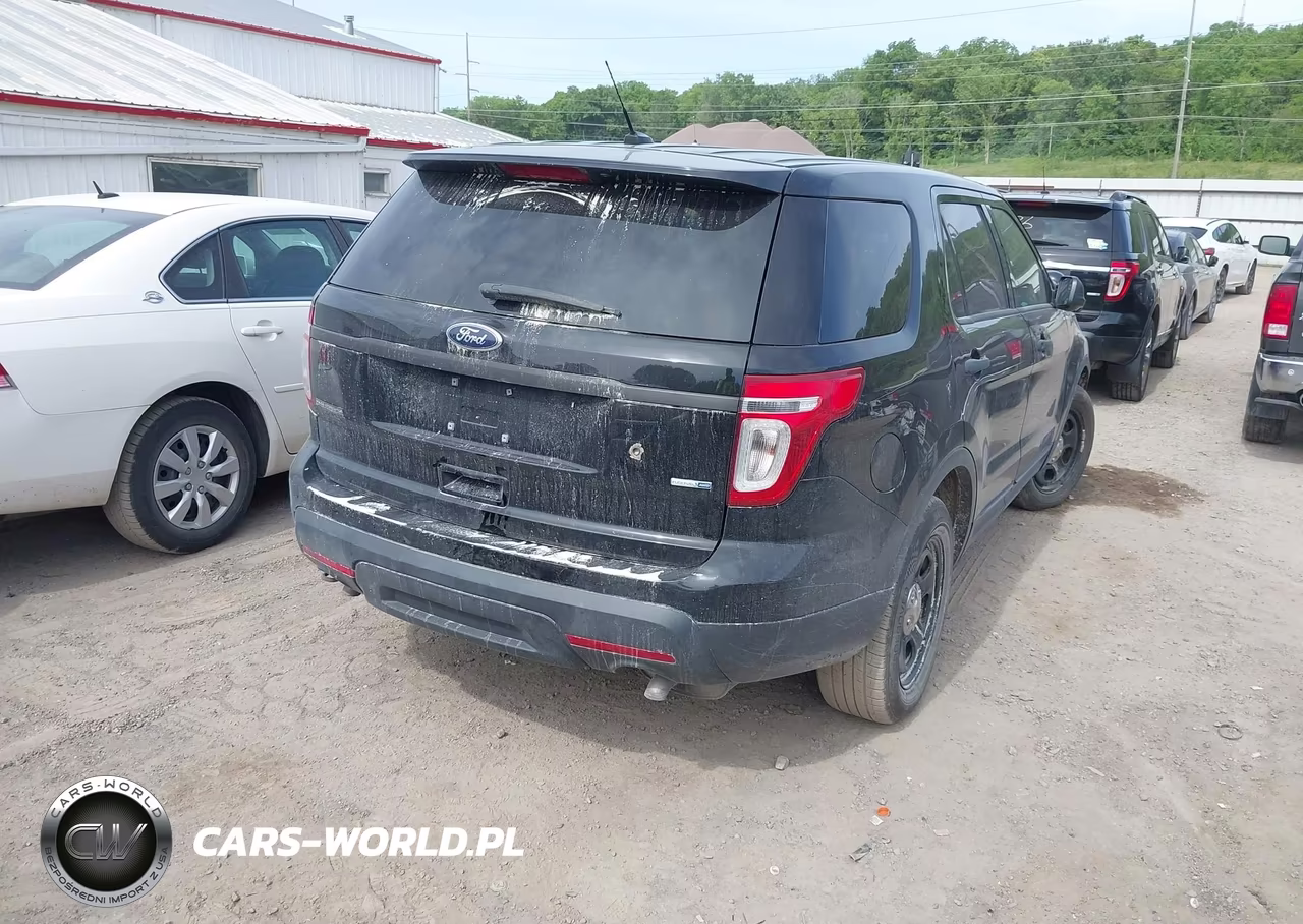 2013 Ford Utility Police Interceptor VIN:1FM5K8AR7DGC25875 - 4