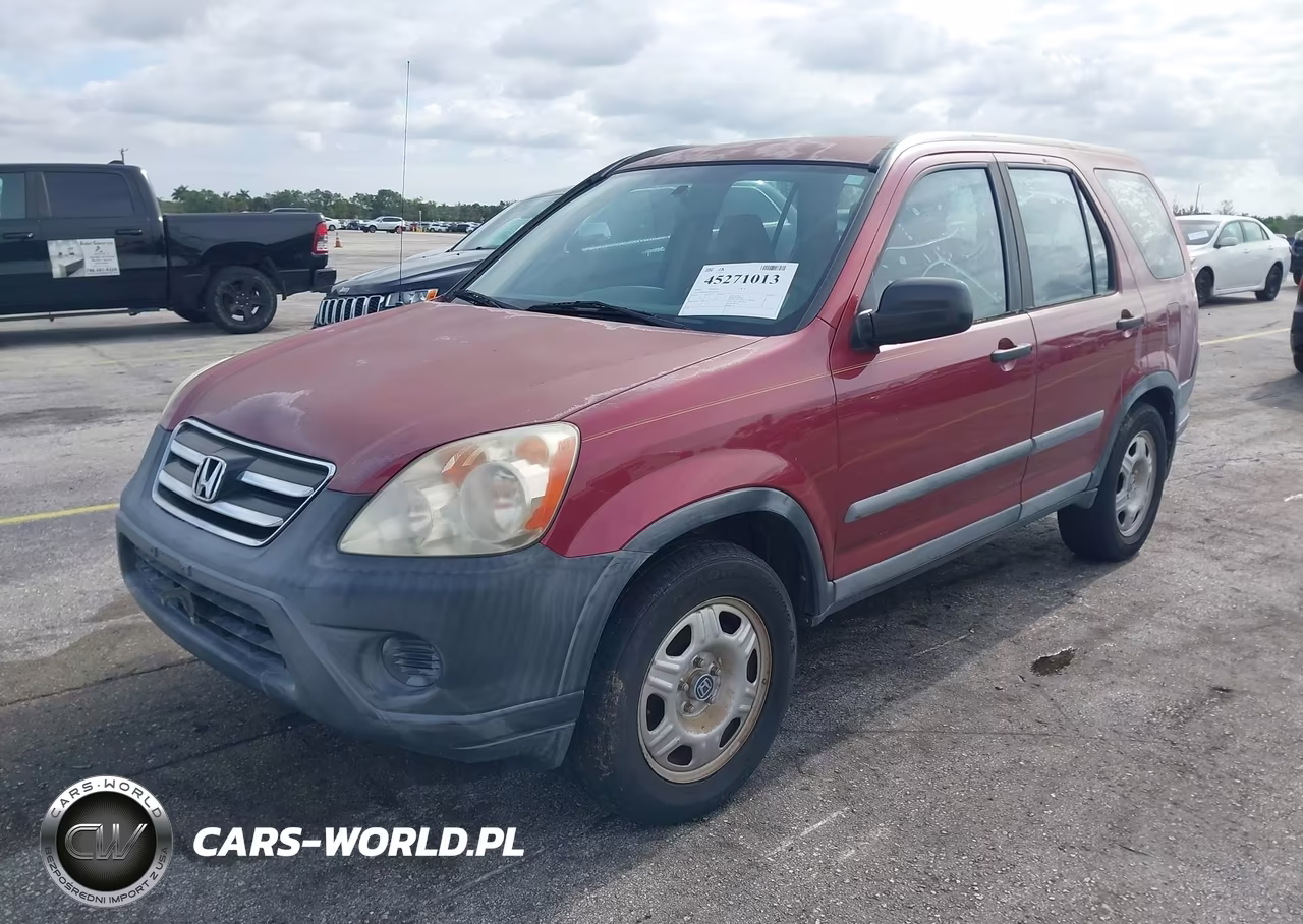 2006 Honda Cr-V Lx VIN:SHSRD68526U401342 - 2