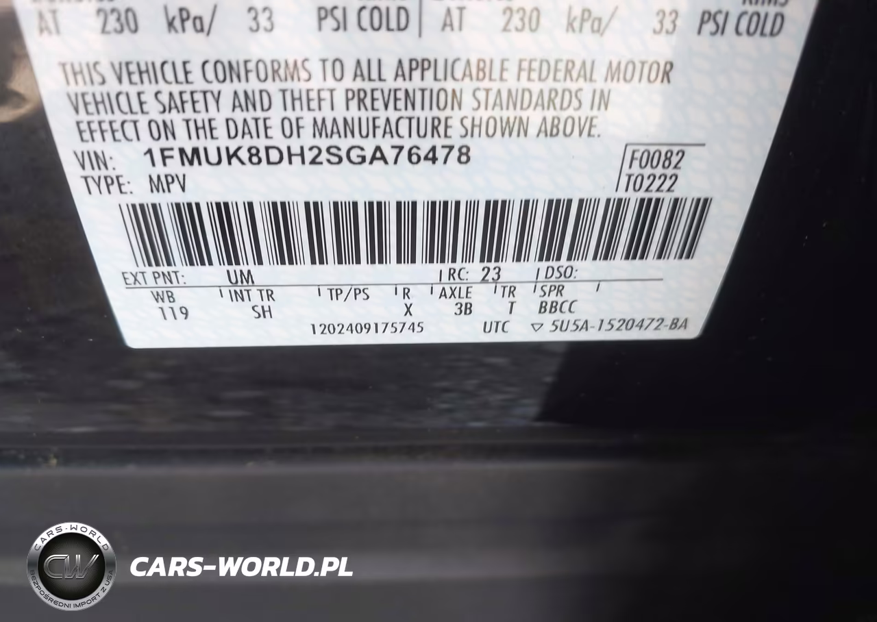 2025 Ford Explorer Active VIN:1FMUK8DH2SGA76478 - 9