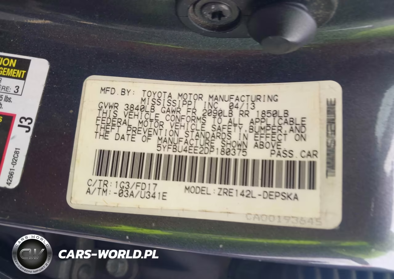 2013 Toyota Corolla S VIN:5YFBU4EE2DP180375 - 9