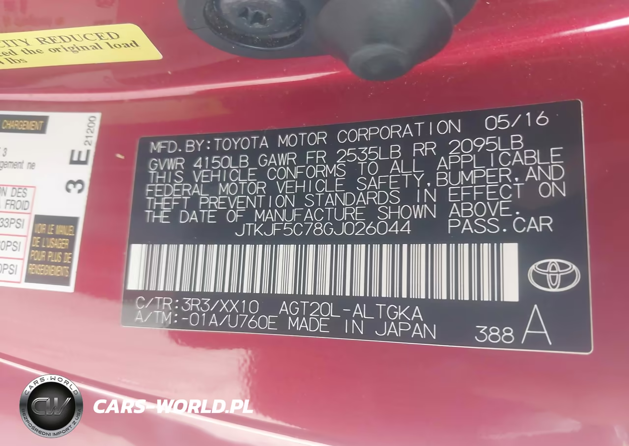 2016 Scion Tc Release Series 10.0 VIN:JTKJF5C78GJ026044 - 9