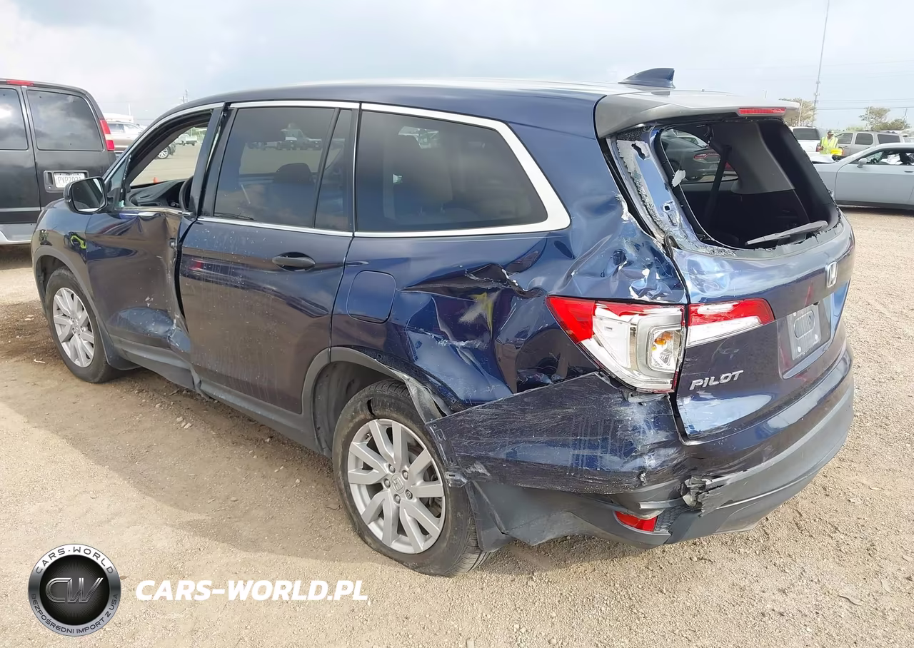 2019 Honda Pilot Lx VIN:5FNYF5H19KB044479 - 3