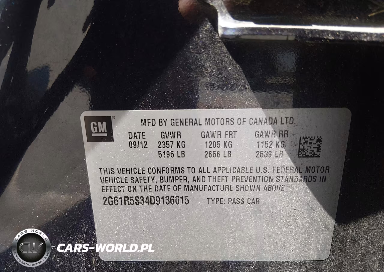 2013 Cadillac Xts Luxury VIN:2G61R5S34D9136015 - 9