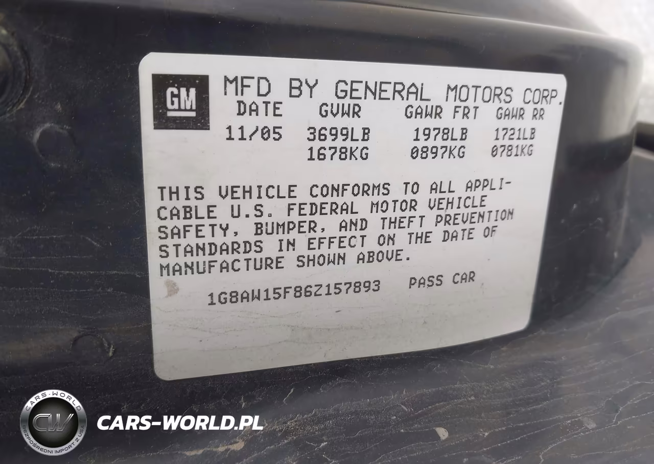 2006 Saturn Ion 3 VIN:1G8AW15F86Z157893 - 9